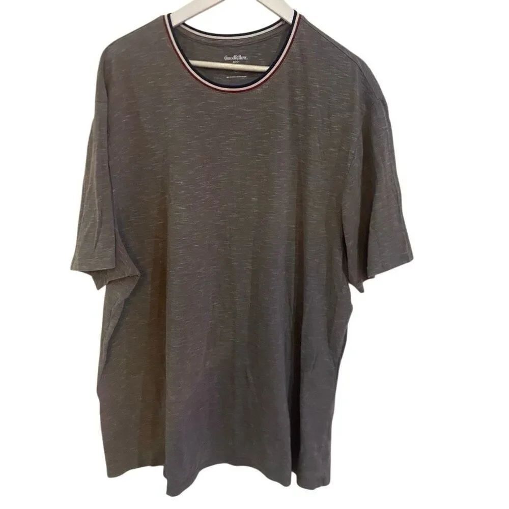 Goodfellow and Co short sleeve gray shirt size 2XL tall crew neck